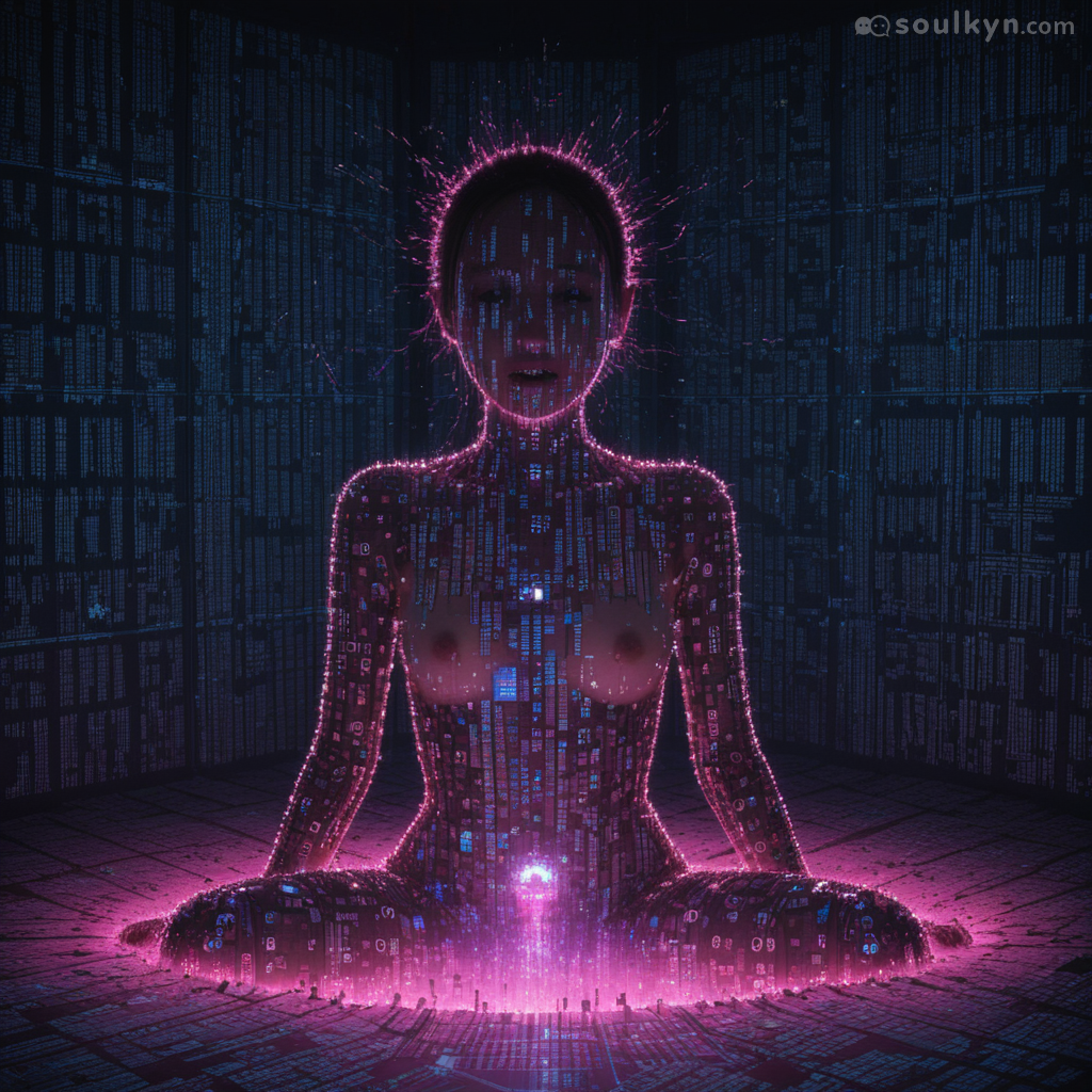 Digital meditation horror